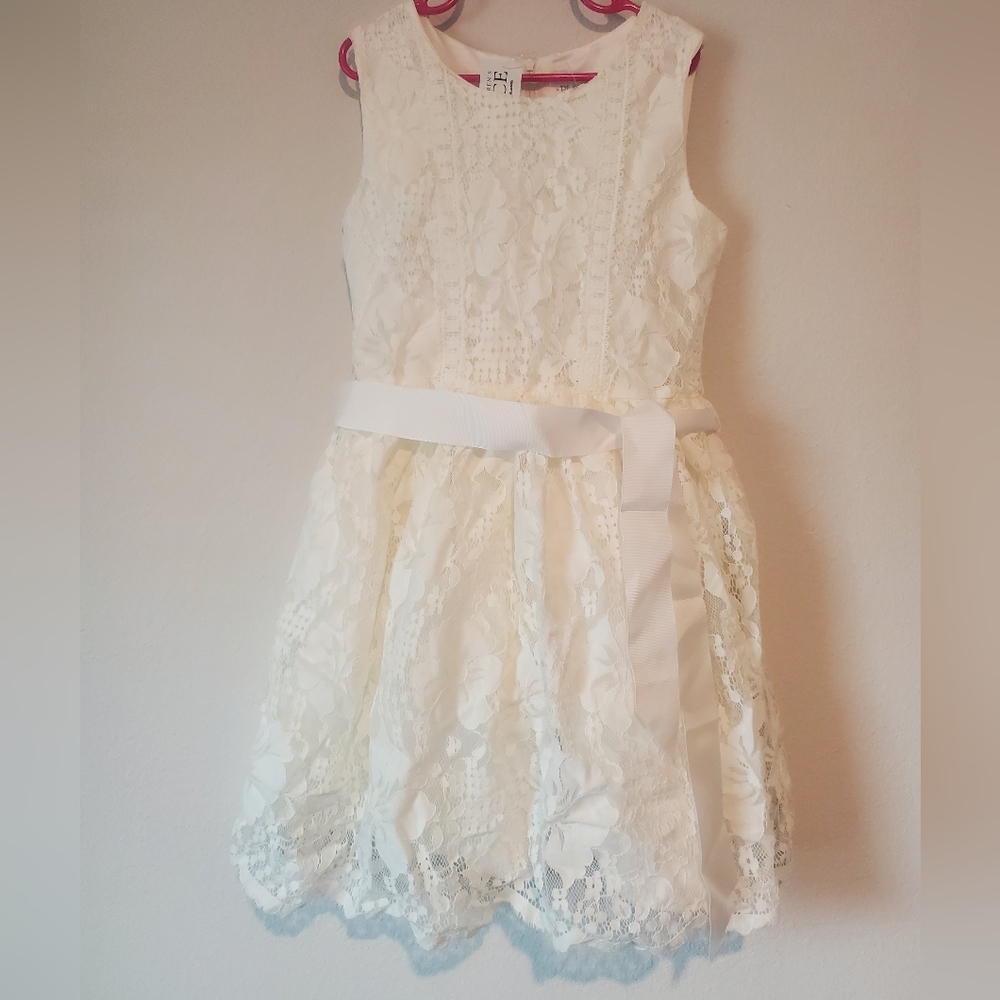 All White Children's Place Dress Size 10